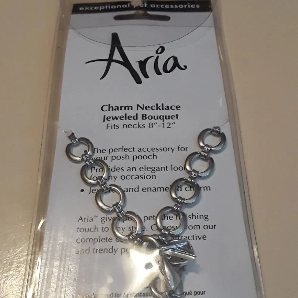 Aria Dog Charm Necklace - Picture 2 of 4